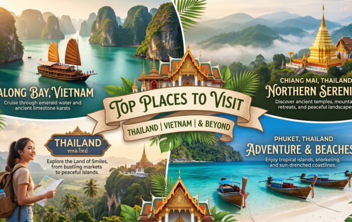 Top Places To Visit - Thailand, Vietnam, phuket, chang mai