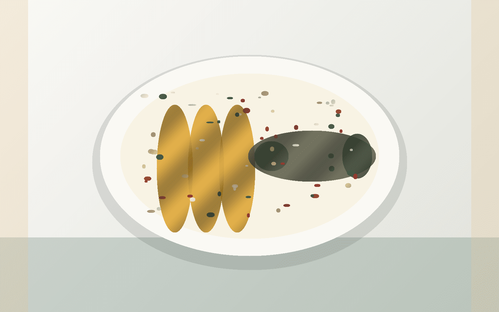 Boli and Fish Recipe: Nigerian Roasted Plantain with Spicy Grilled Fish finished dish