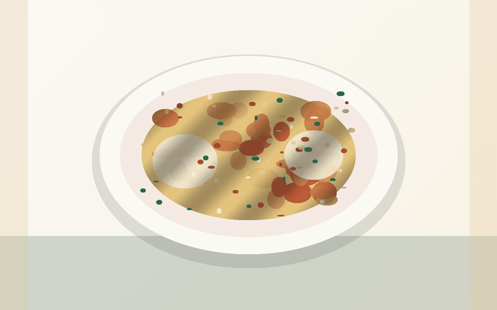 Fufu and Ghanaian Light Soup Recipe with Tender Meat finished dish