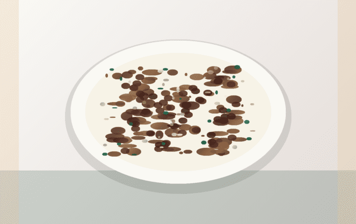 Ghanaian Waakye Recipe with Rice, Beans, and Sorghum Leaves finished dish