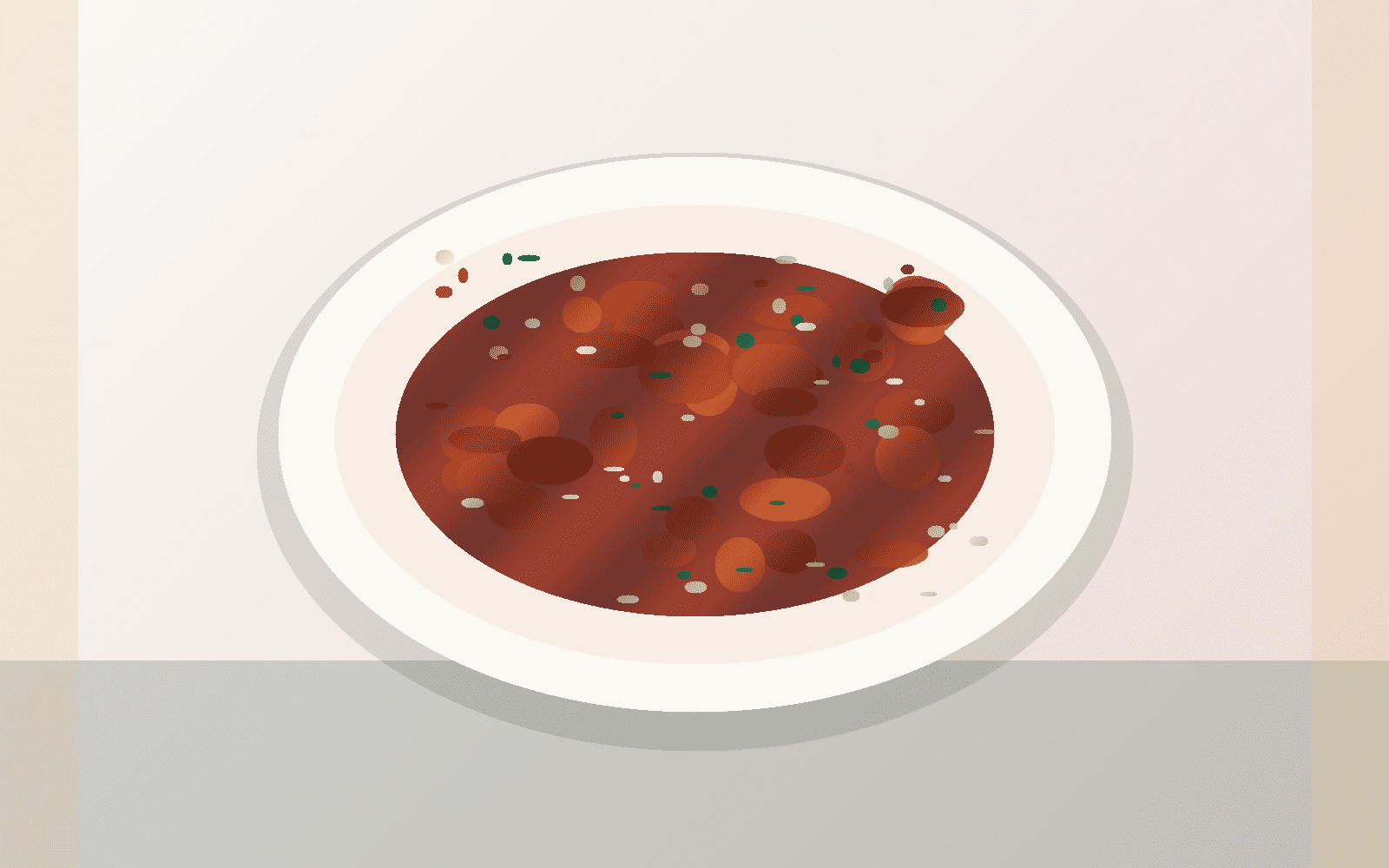 Nigerian Assorted Meat Pepper Soup with Scent Leaf finished dish